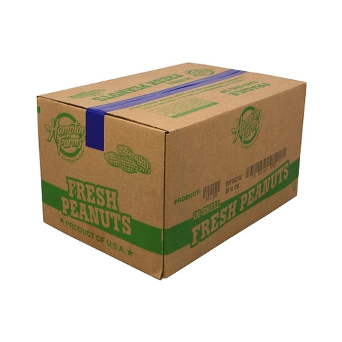 Commodity Roasted & Salted In-Shell Peanut Box, 25 Pound, 1 Per Case